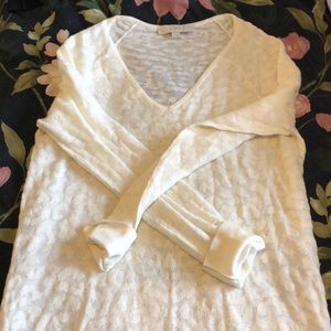 Loft leopard print shimmery sweater